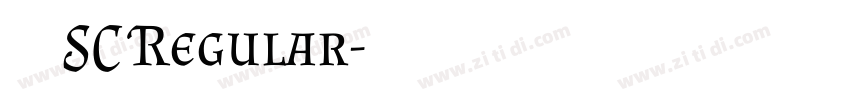 华文行楷 SC Regular字体转换